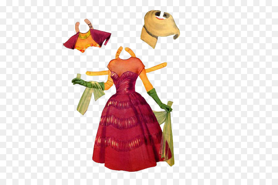 Papel，Vestido PNG