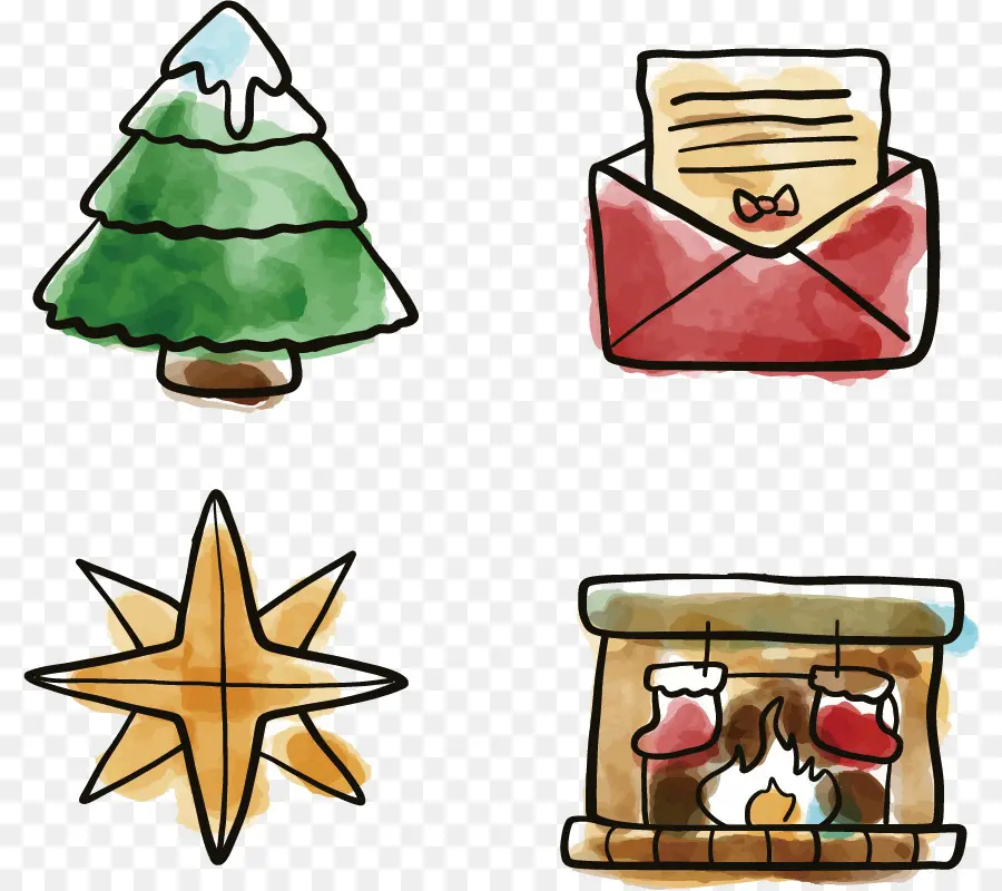 Iconos De Navidad，Árbol PNG