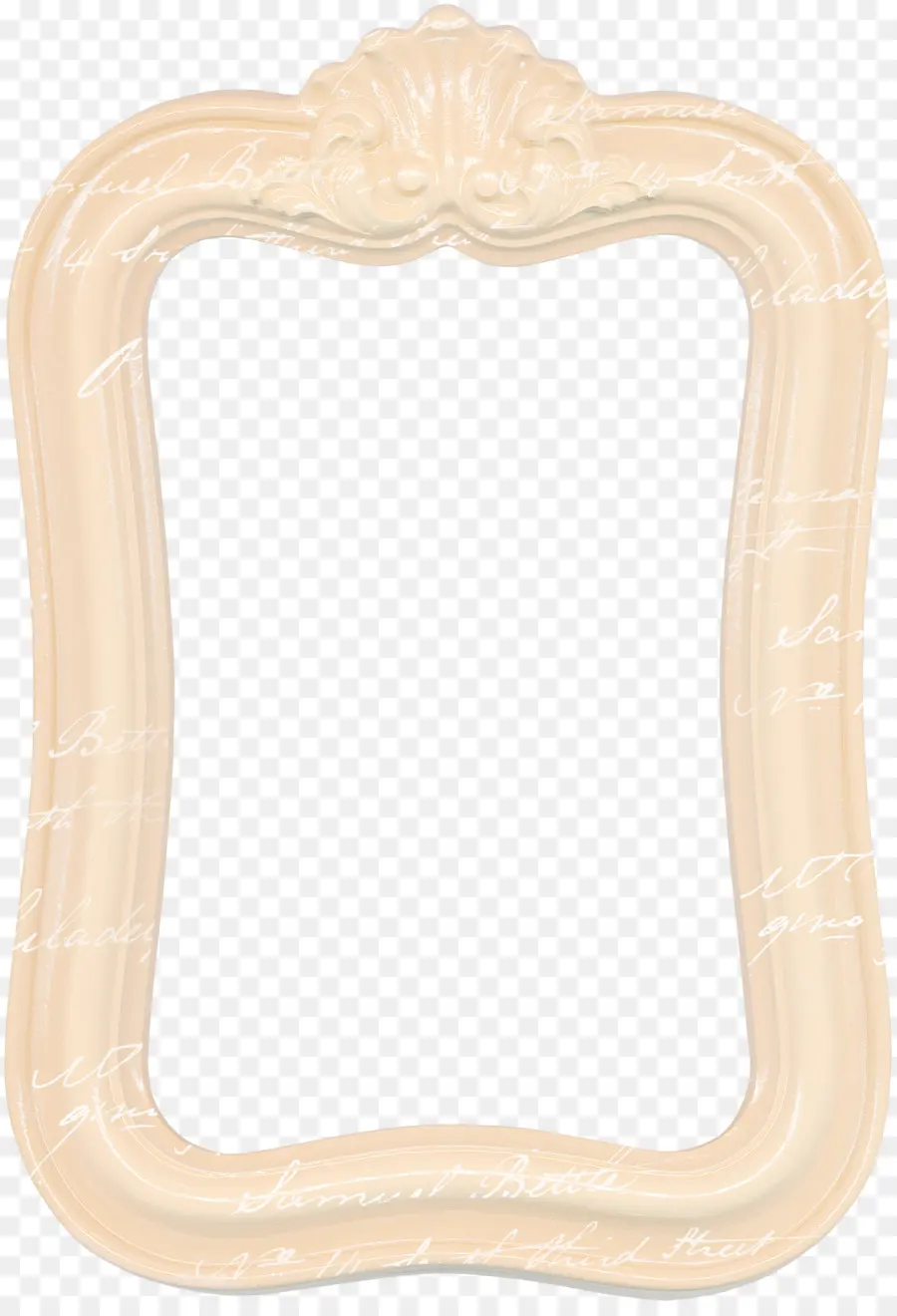 Marco Beige，Decorativo PNG