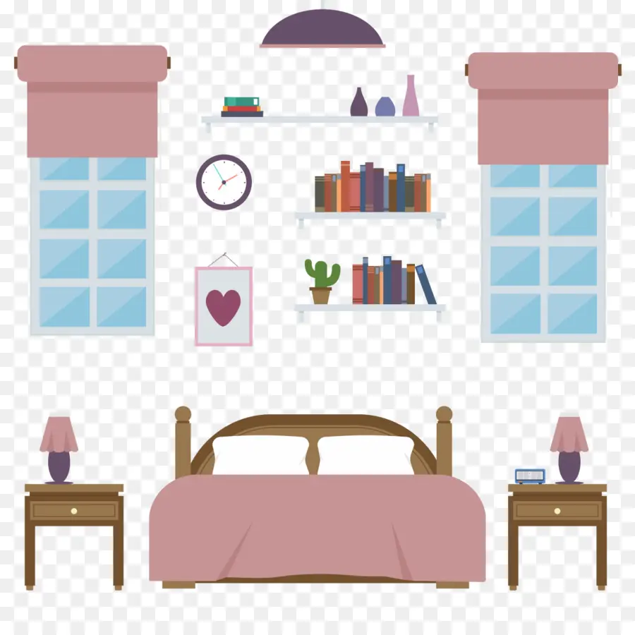 Dormitorio，Cama PNG