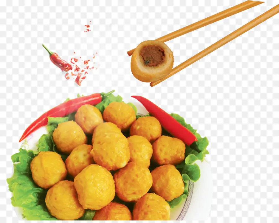 Los Peces De La Bola，Nugget De Pollo PNG