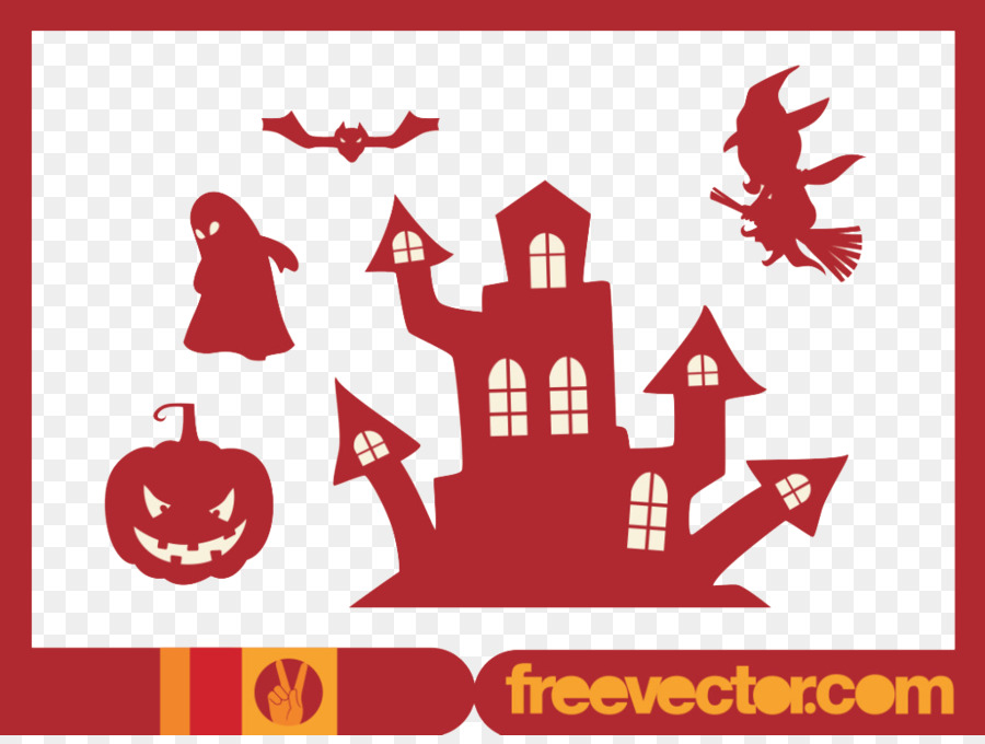 Halloween，Silueta PNG