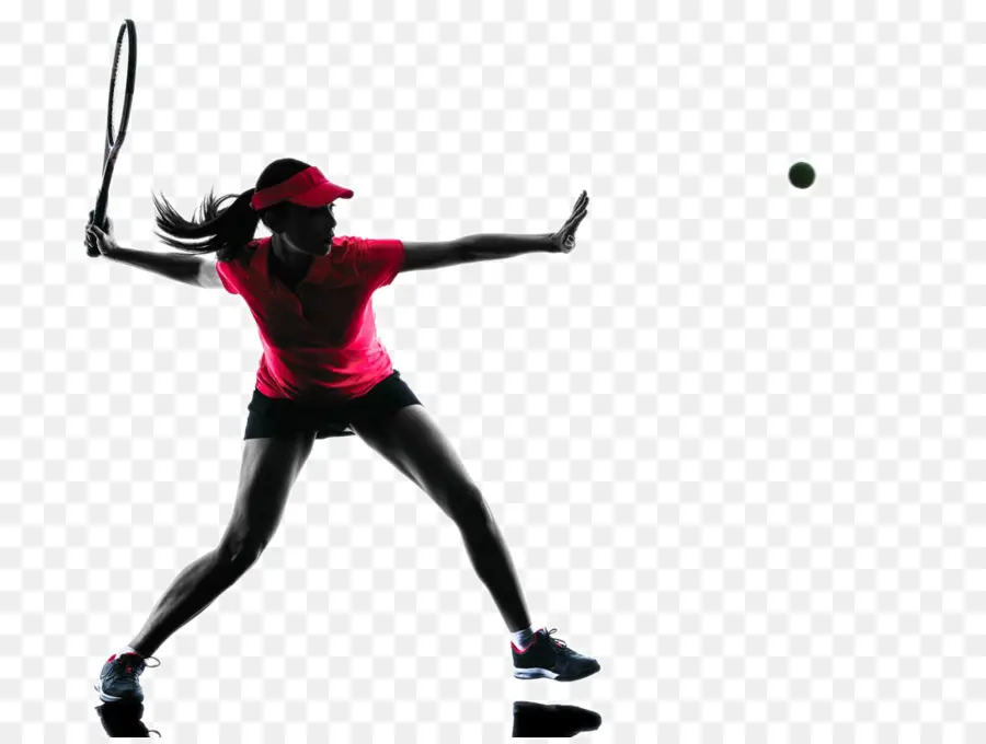 Silueta，Tenis PNG