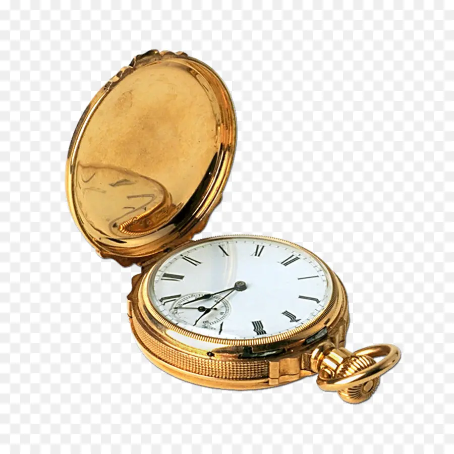 Reloj De Bolsillo，Oro PNG