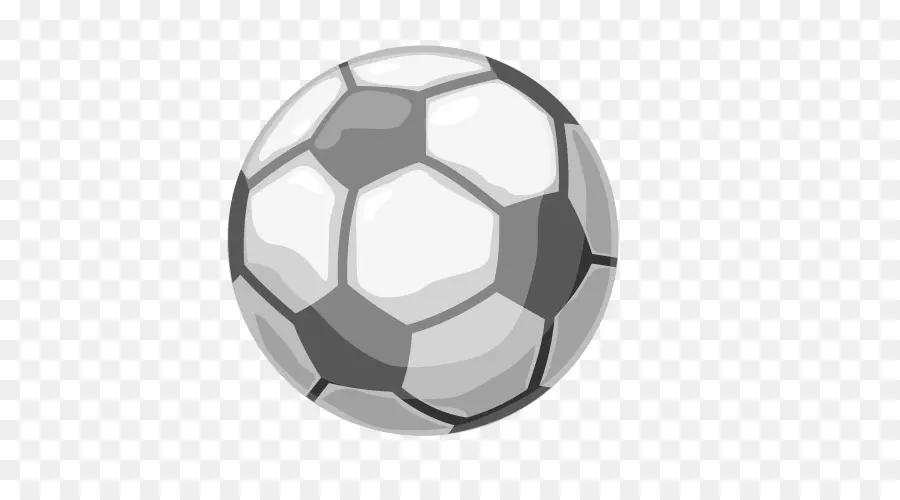 Balón De Fútbol，En Blanco Y Negro PNG