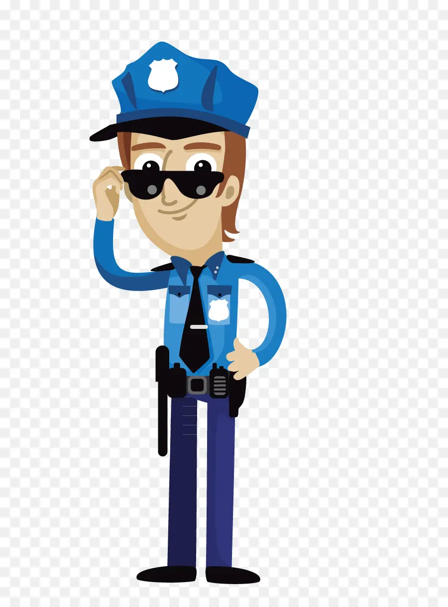 Dibujos Animados，Oficial De Policía PNG