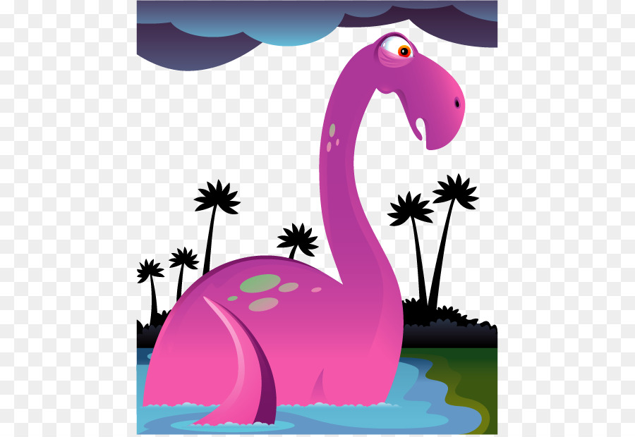 Dinosaurio Rosa，Agua PNG