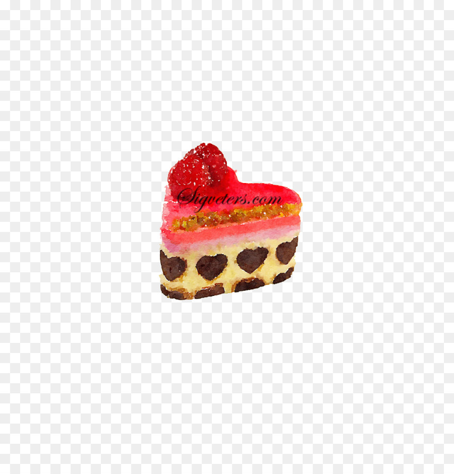 Pastel De Fresa，Rebanada PNG