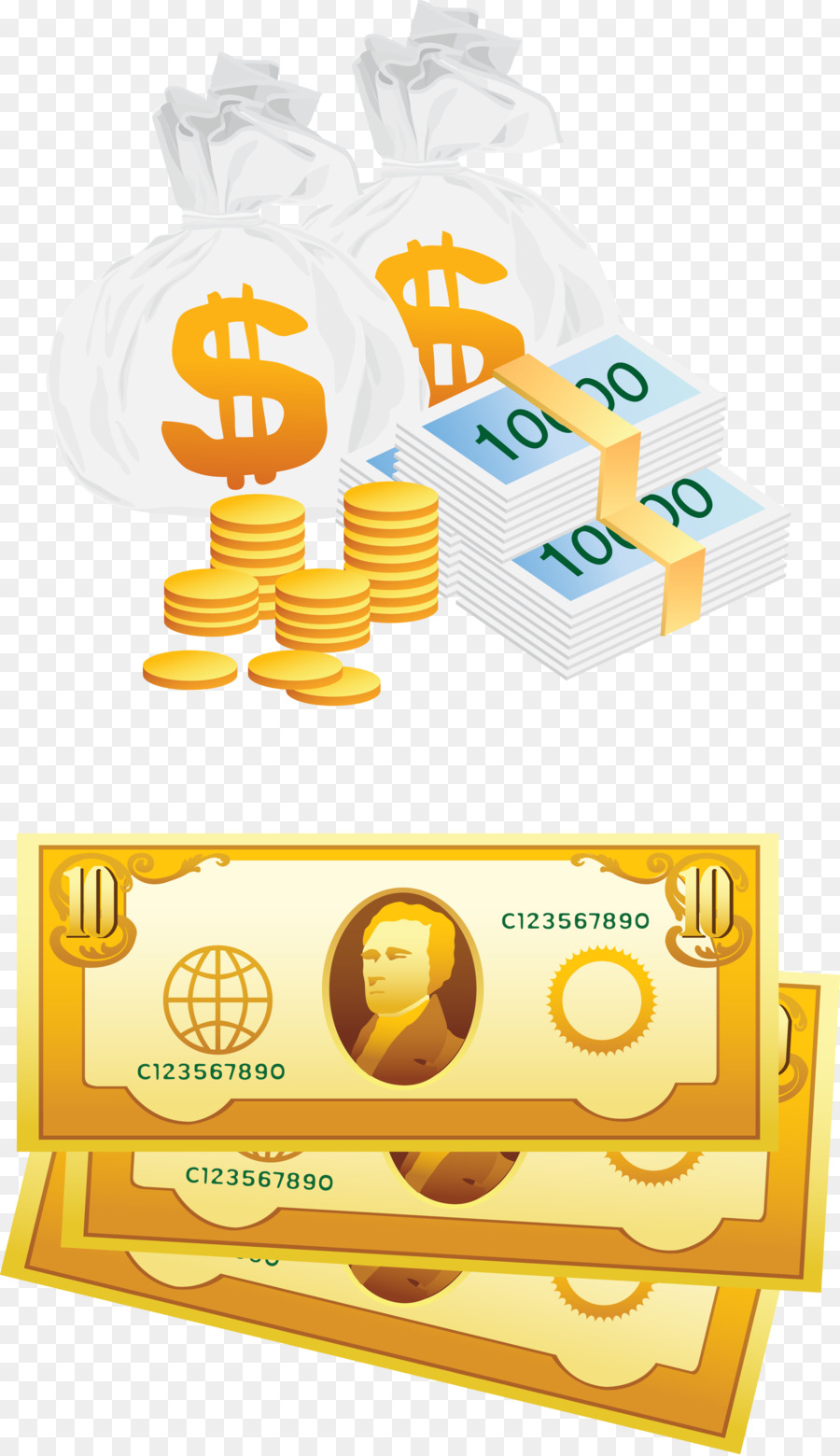 Dinero，Monedas PNG