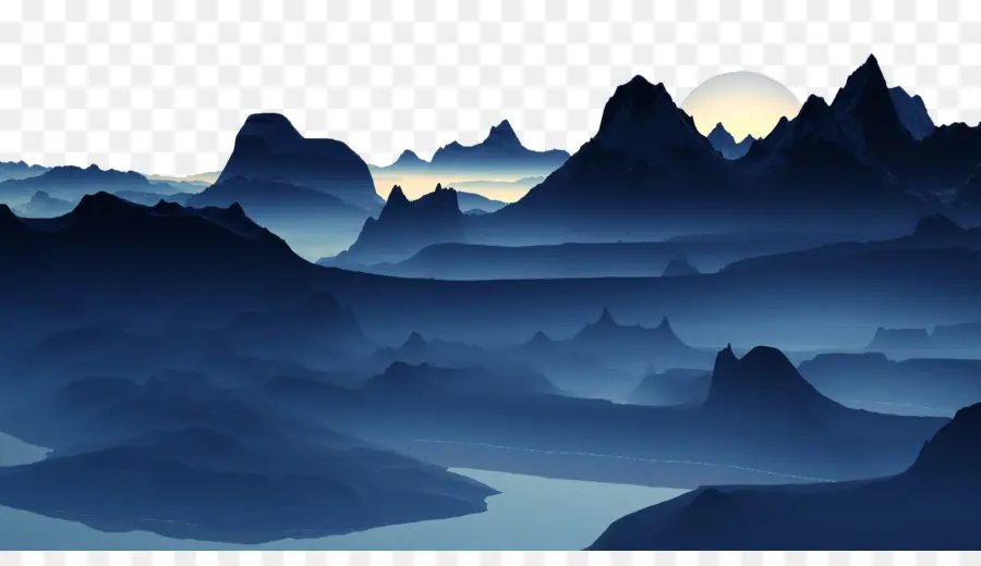 Montaña，Amanecer PNG