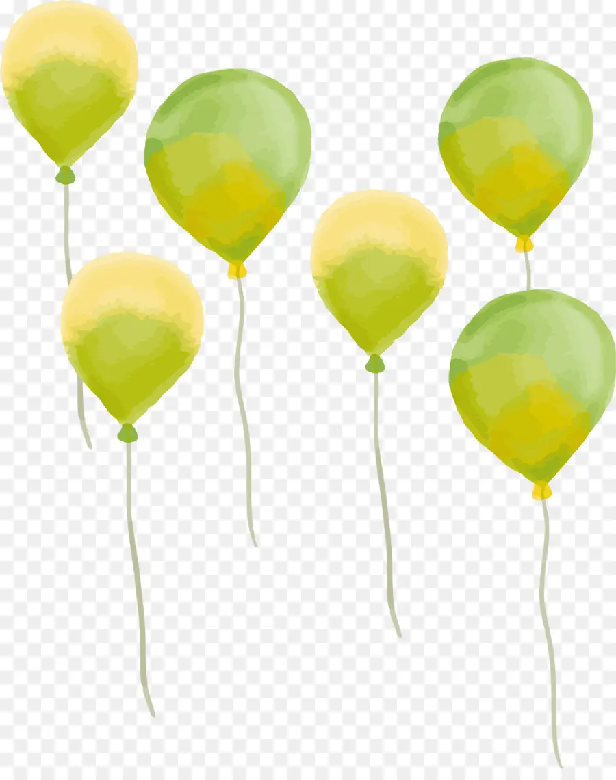 Globos Verdes，Fiesta PNG