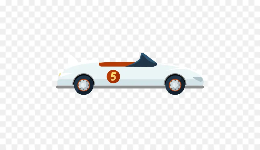 Coche De Carreras，Numero 5 PNG