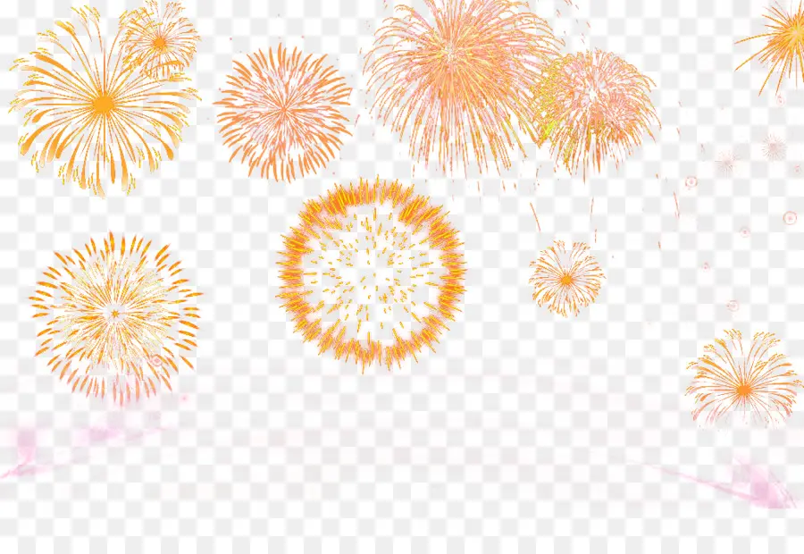 Fuegos Artificiales，Adobe Fireworks PNG