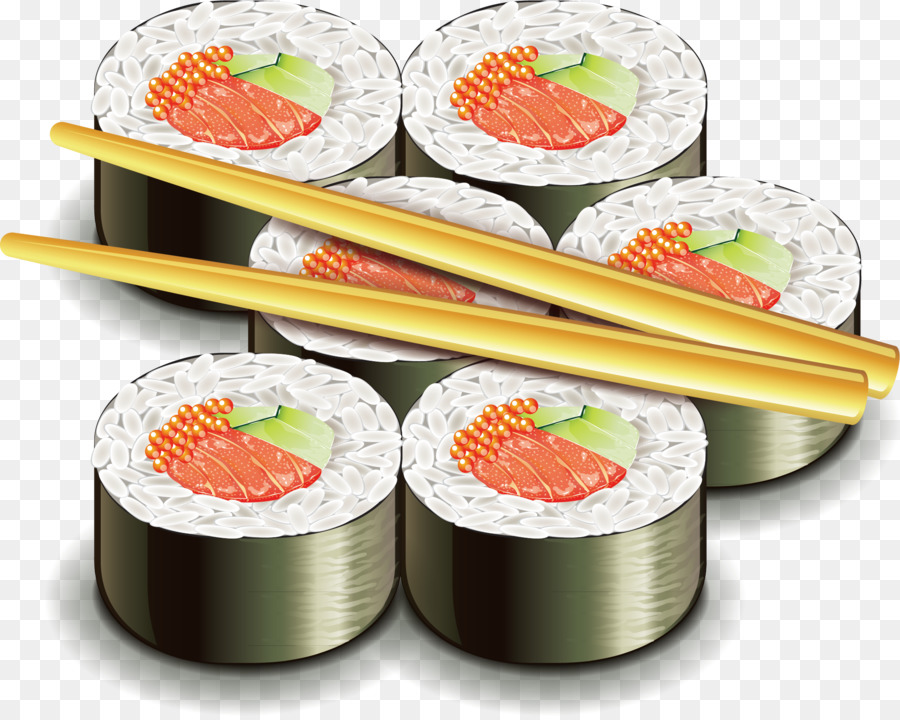 Rollos De Sushi，Palillos PNG