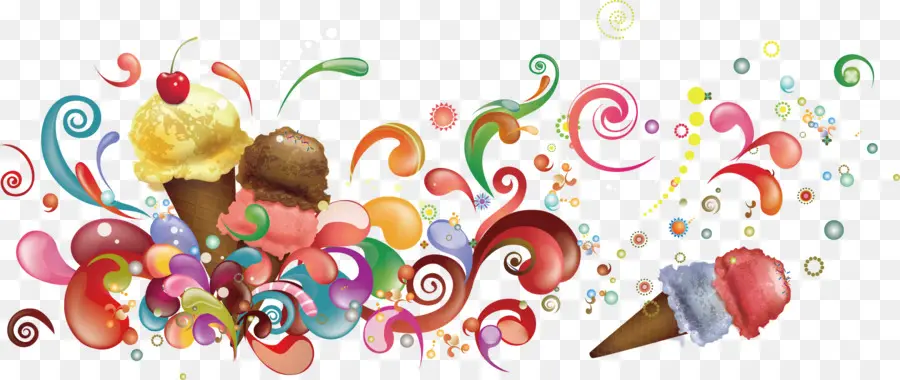 Helado，Cono PNG