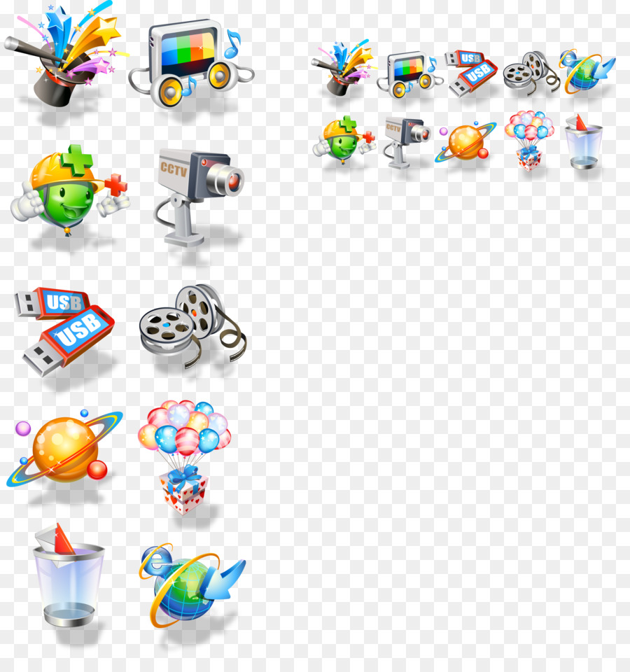 Iconos，Tecnología PNG