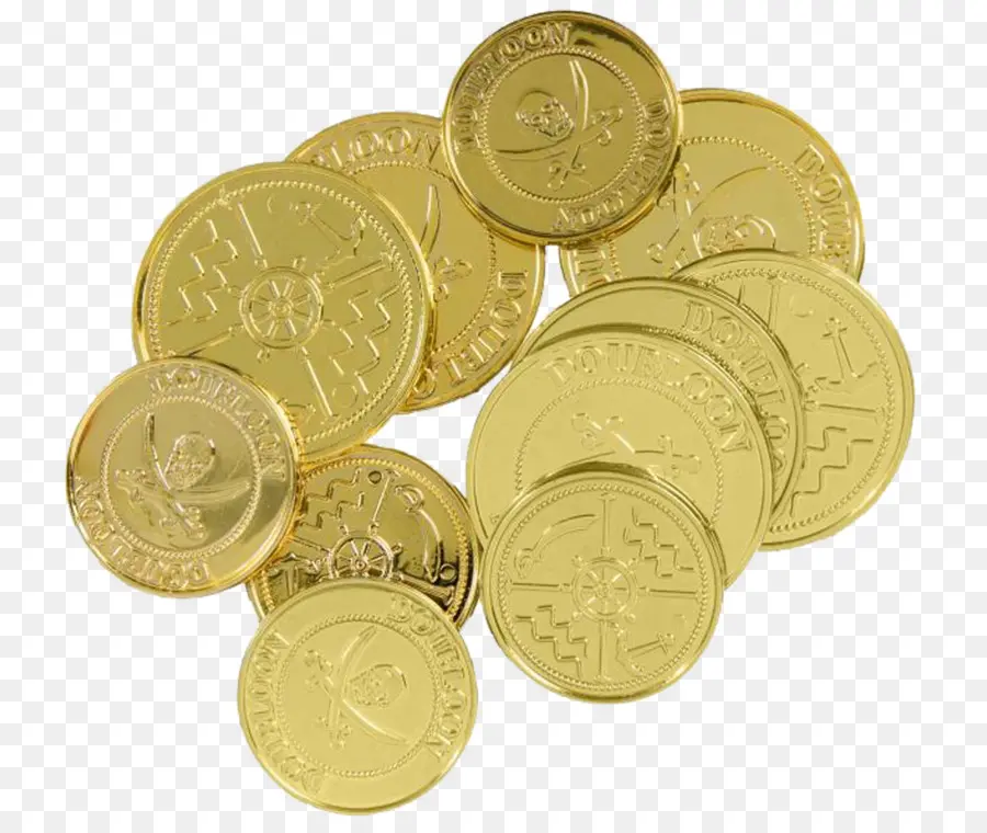 Monedas De Oro，Dinero PNG