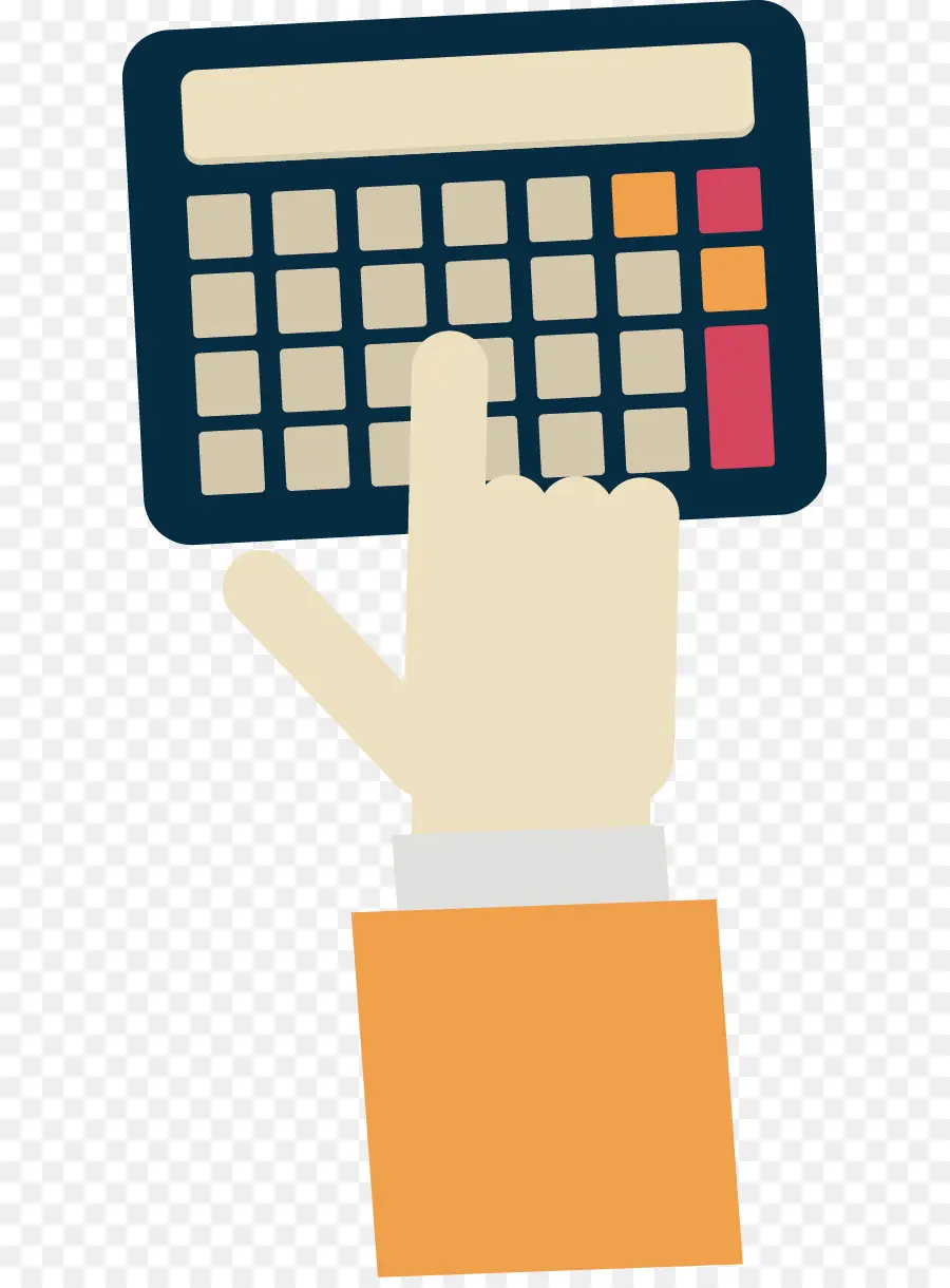 Calculadora，Mano PNG