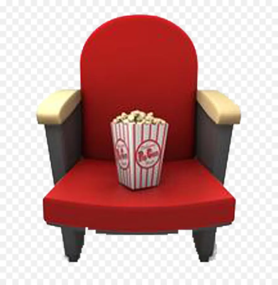 Silla De Cine Con Palomitas，Película PNG