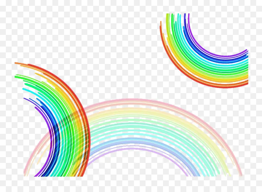 Diseño Gráfico，Arco Iris PNG