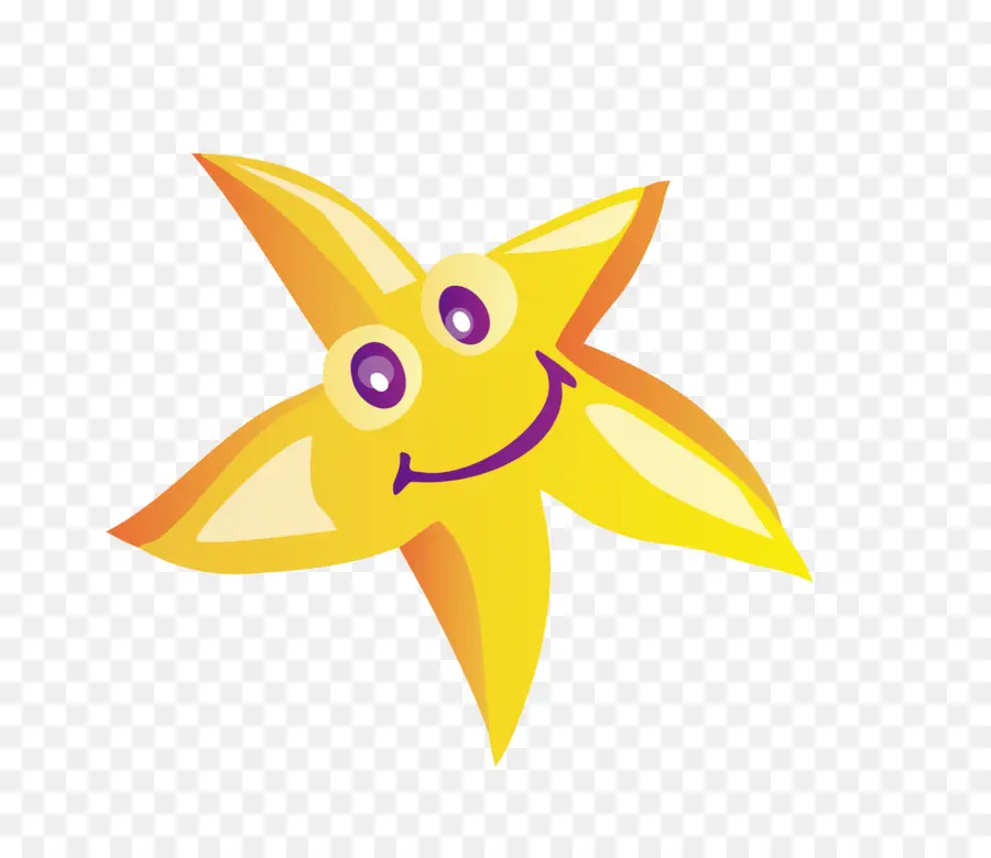 Estrella De Mar，De Dibujos Animados PNG