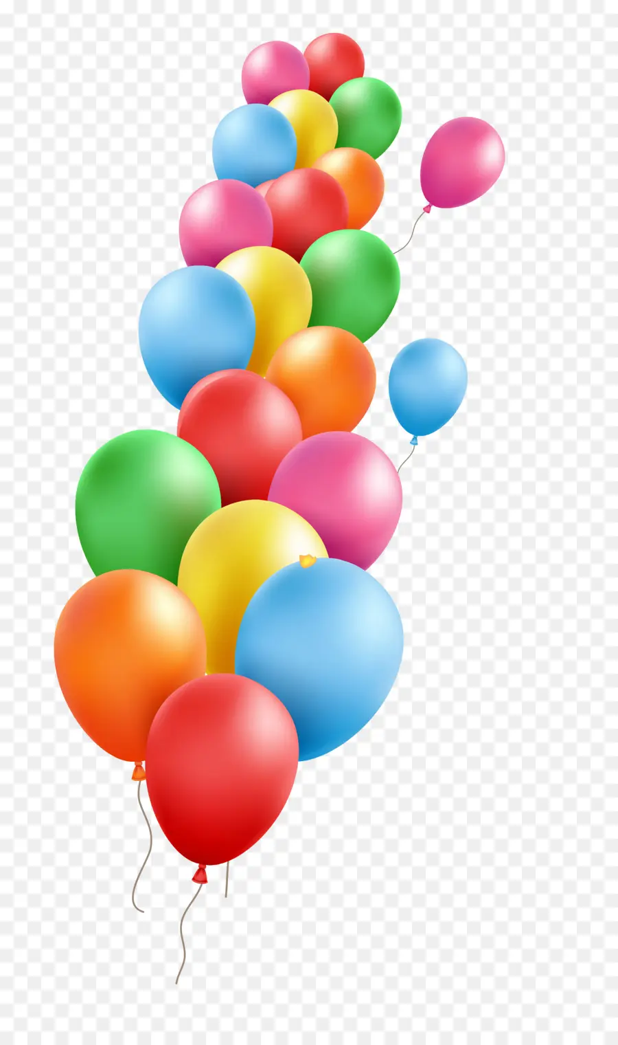 Globos Coloridos，Fiesta PNG