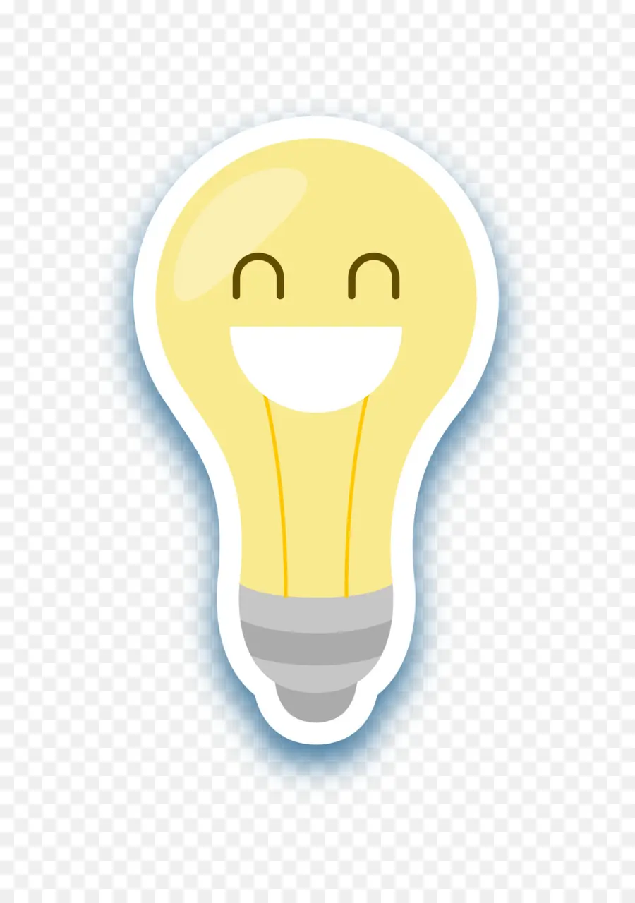 Bombilla Sonriente，Sonrisa PNG