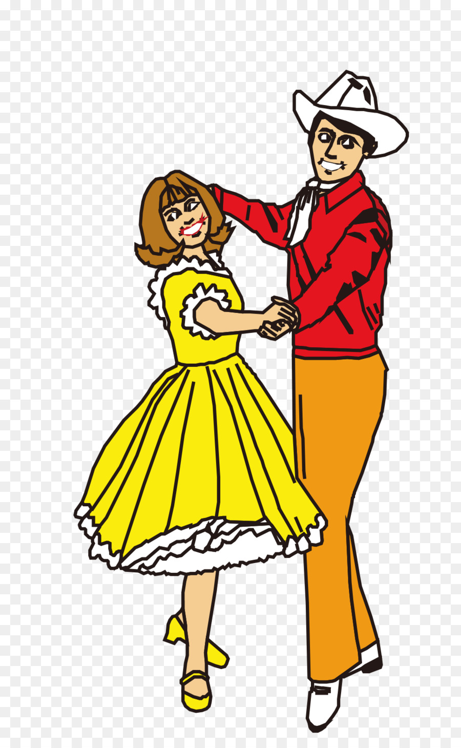 Pareja Bailando，Bailar PNG