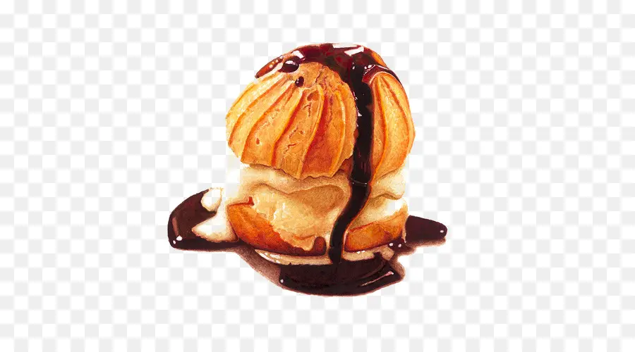 Helado，Profiterole PNG