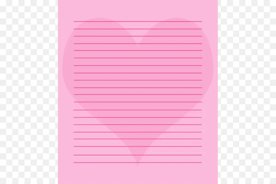 Bloc De Notas Del Corazón，Pauta PNG