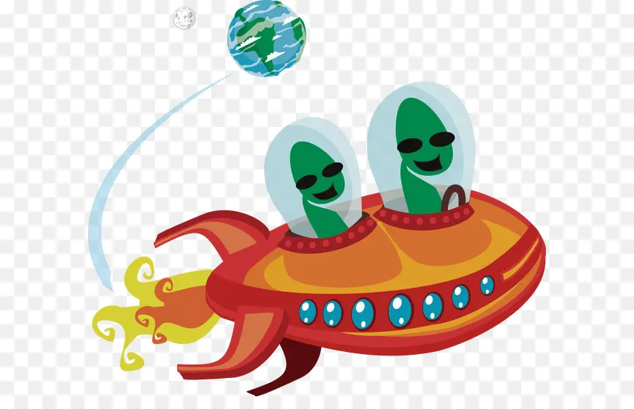 Extraterrestres En Nave Espacial，Espacio PNG