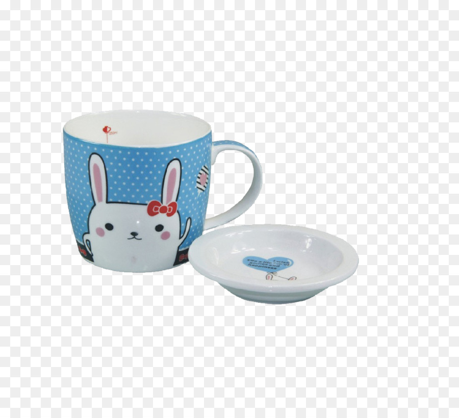 Taza De Café，Conejo Europeo PNG