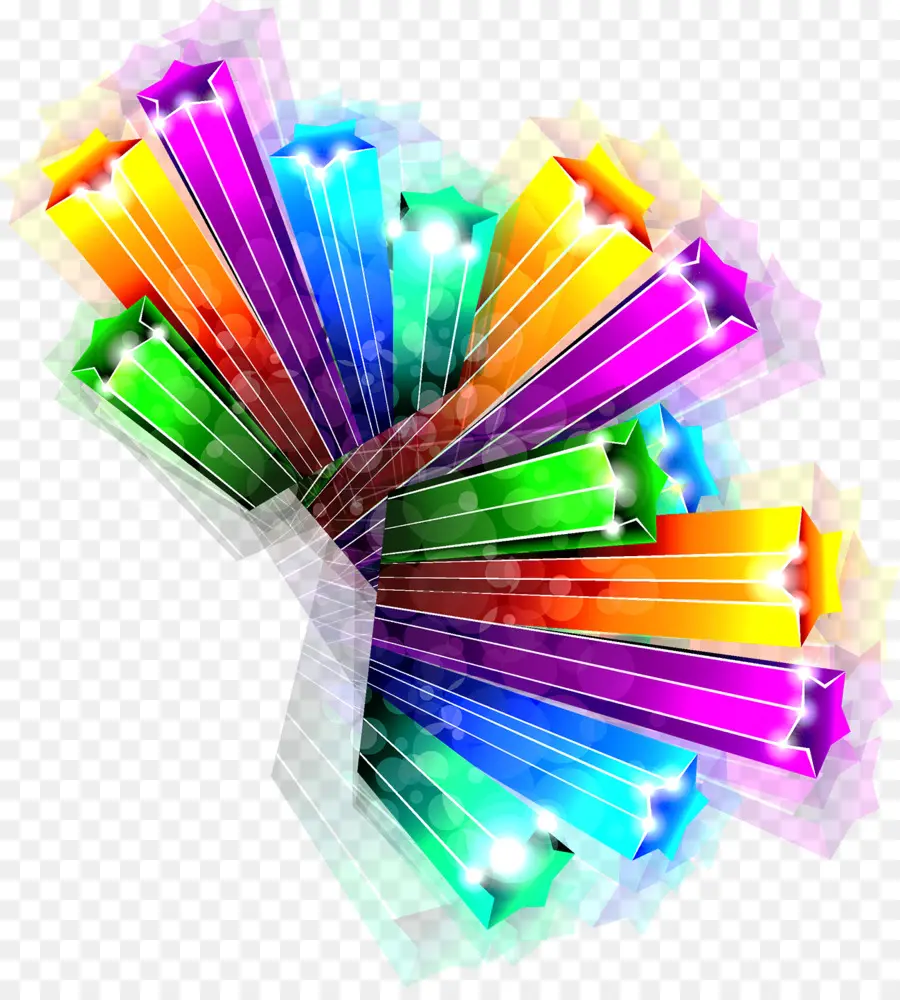 Estrellas Coloridas，Estrellas PNG