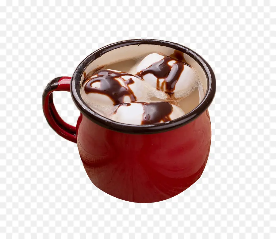 Taza Roja，Chocolate Caliente PNG