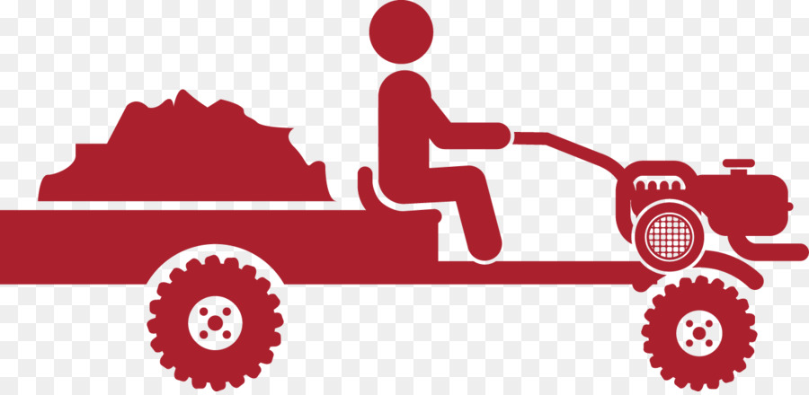 Tractor，Rojo PNG