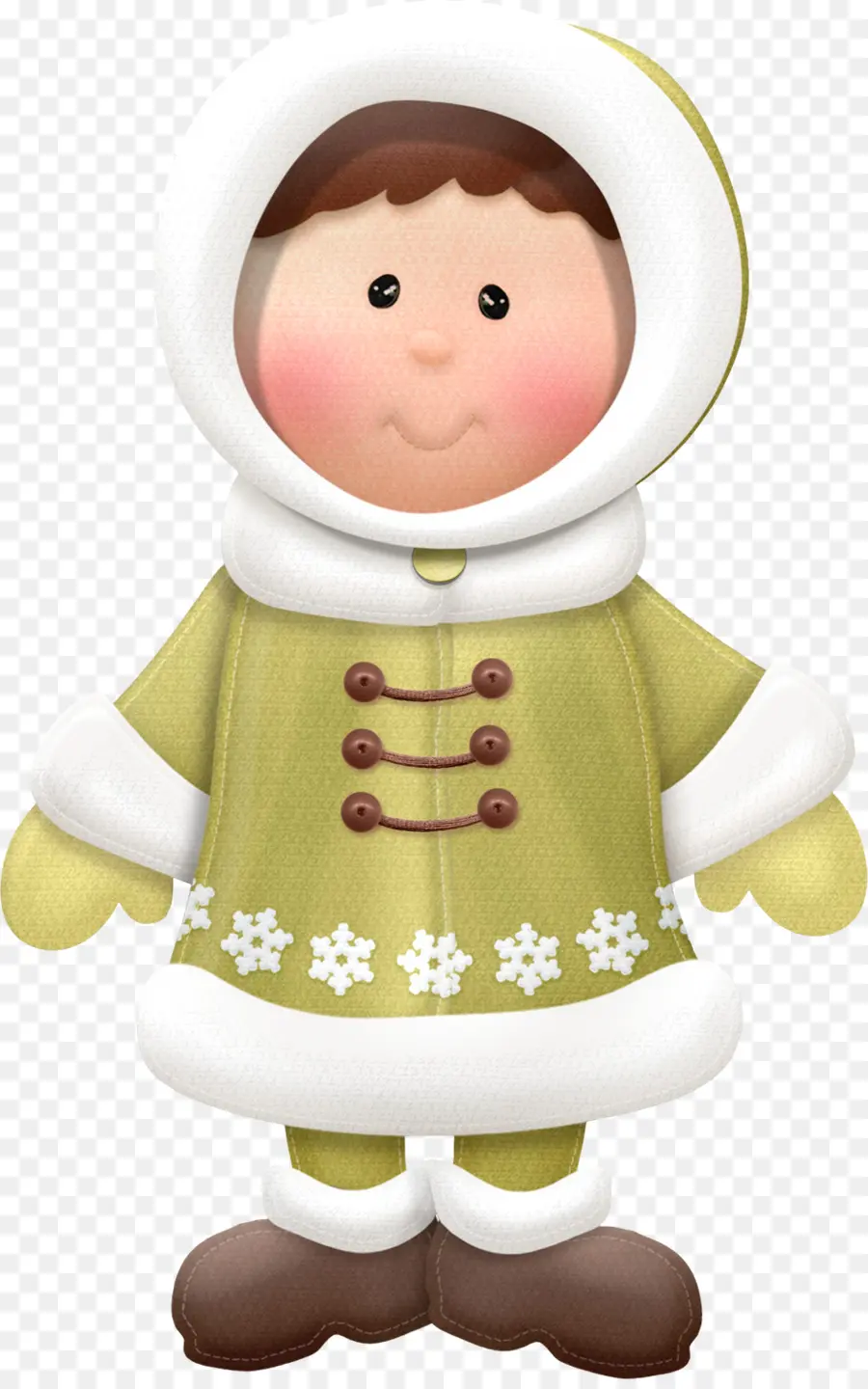 Niño Lindo，Ropa De Invierno PNG