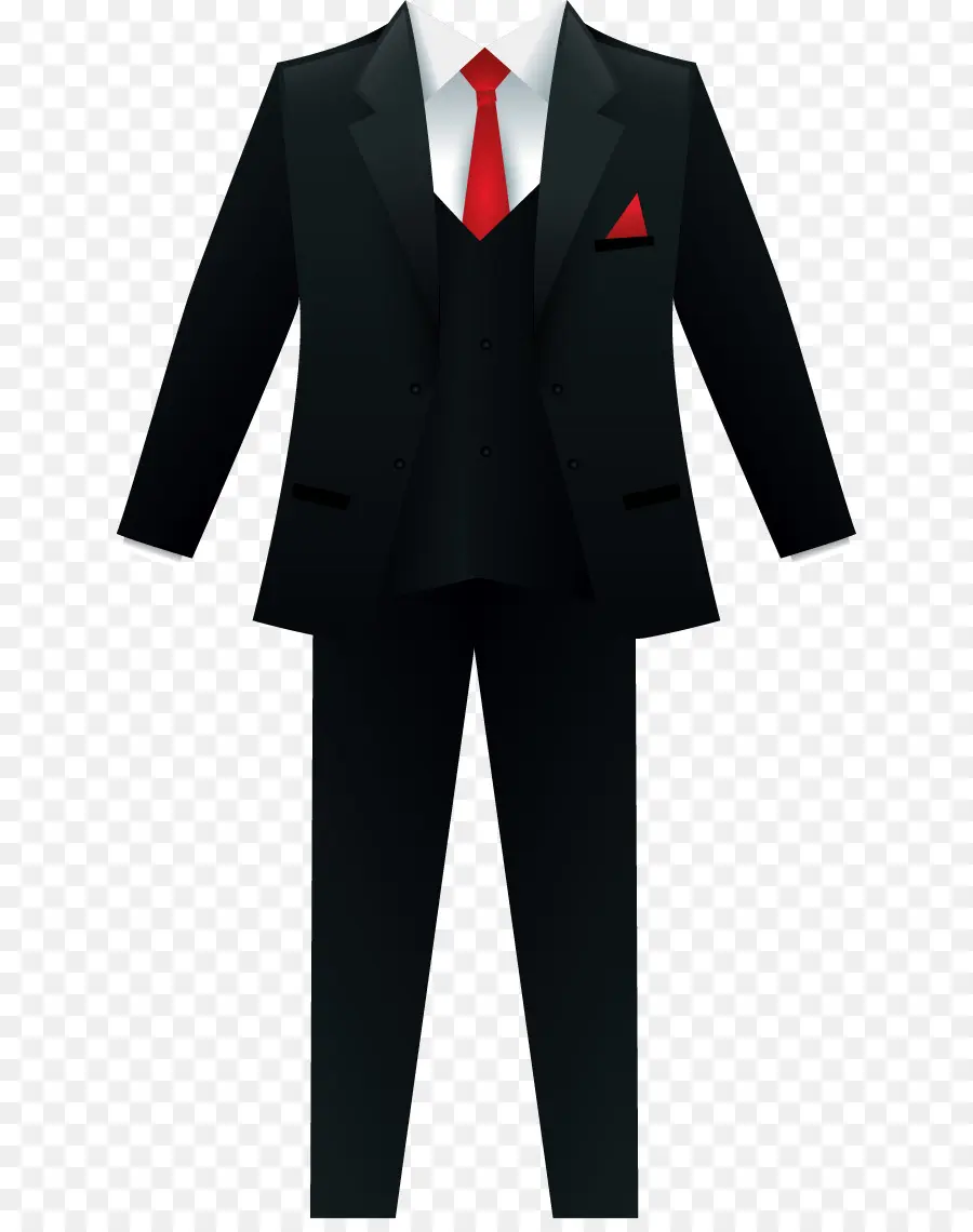 Traje，Negro PNG