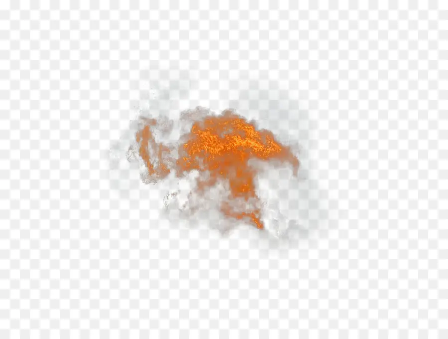 Humo Naranja Y Blanco，Fumar PNG