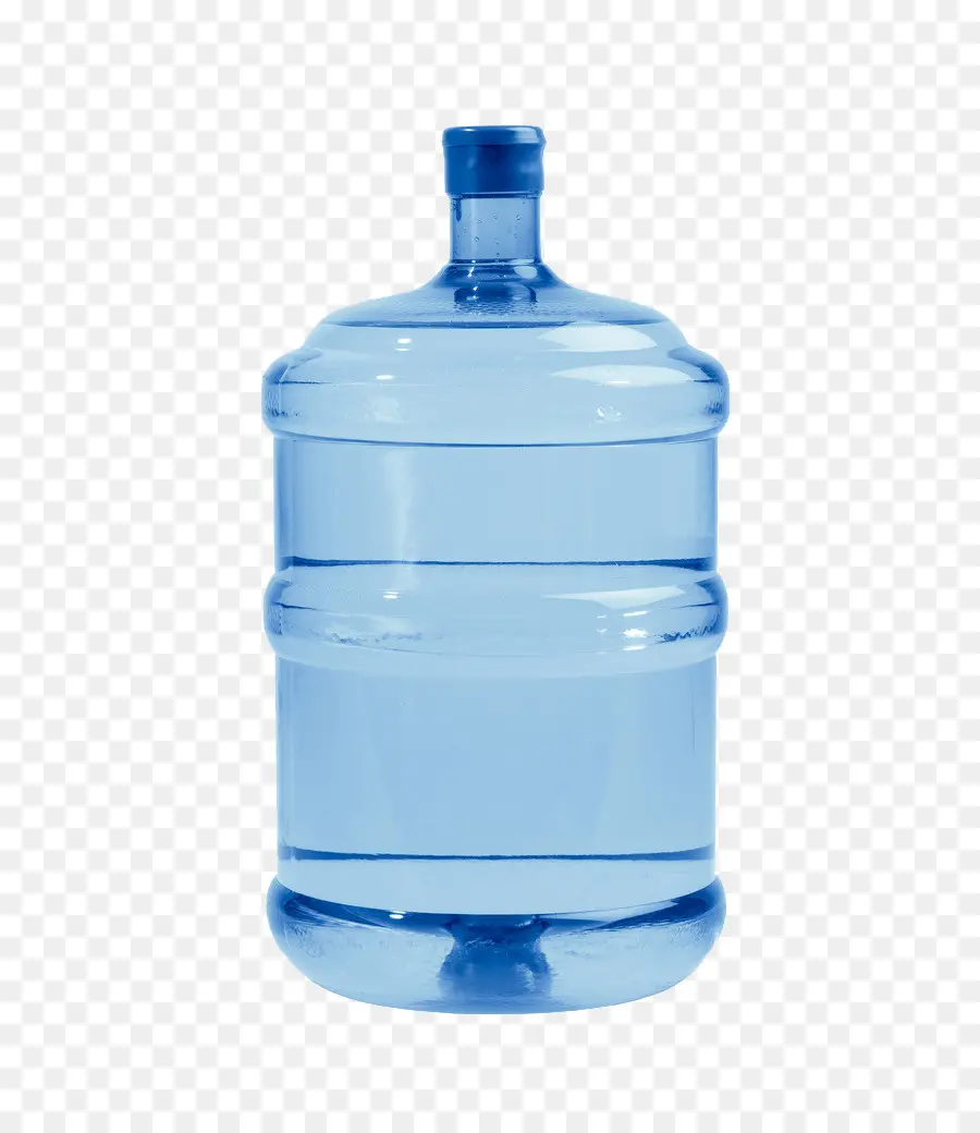 Botella De Agua，Azul PNG