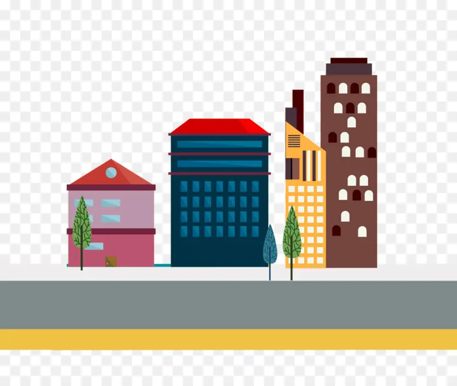 Paisaje Urbano，Edificios PNG