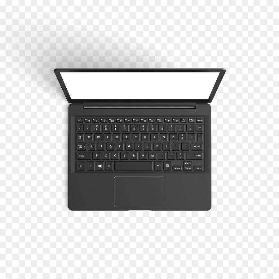 Laptop Negra，Teclado PNG