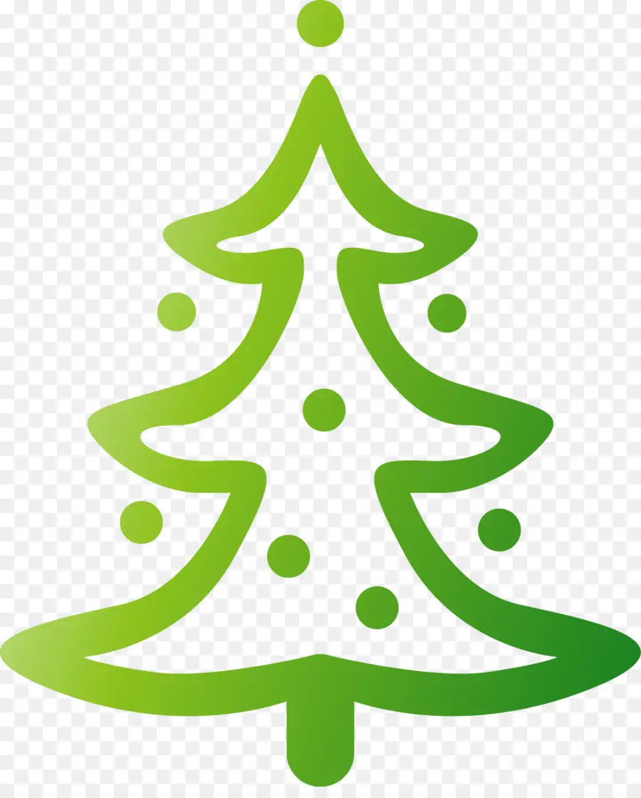 árbol De Navidad Verde，Día Festivo PNG