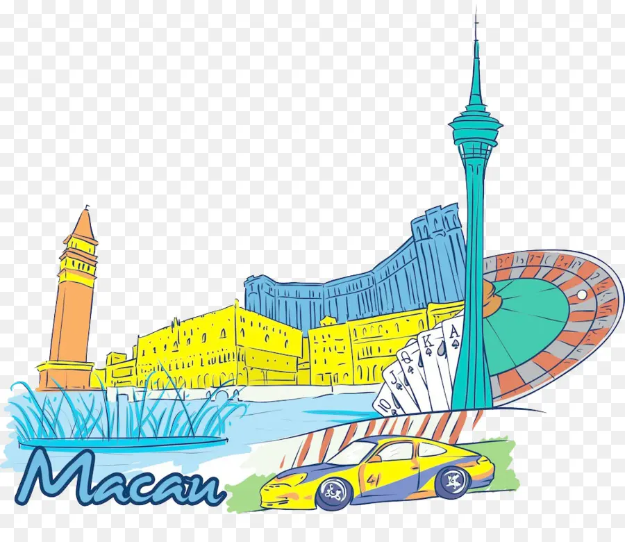 Macao，De Dibujos Animados PNG