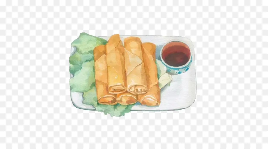 Rollitos De Primavera，Salsa PNG