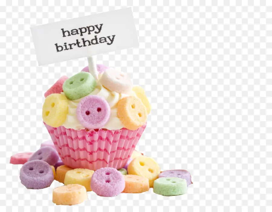 Cupcake，Pastel De Cumpleaños PNG