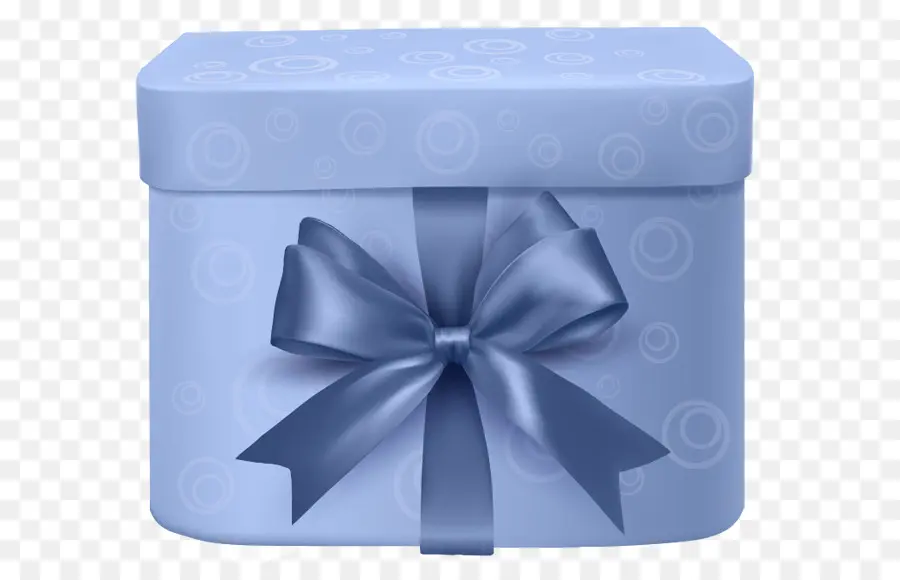 Caja De Regalo，Azul PNG