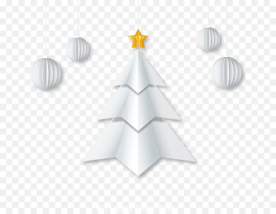 Papel，árbol De Navidad PNG