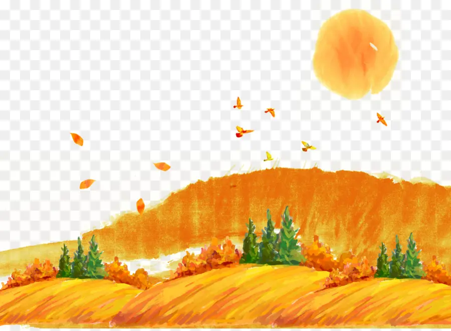 Otoño，Paisaje PNG