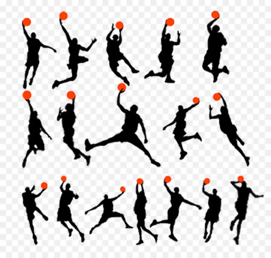 Baloncesto，Silueta PNG