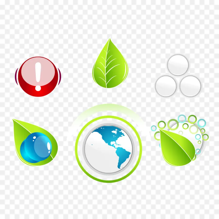 Iconos Ecológicos，Ambiente PNG